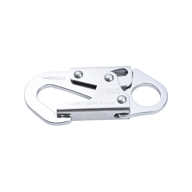 Paano tinitiyak ng disenyo ng dobleng lock galvanized snap hook na kadalian ng paggamit habang pinapanatili ang isang ligtas na lock?